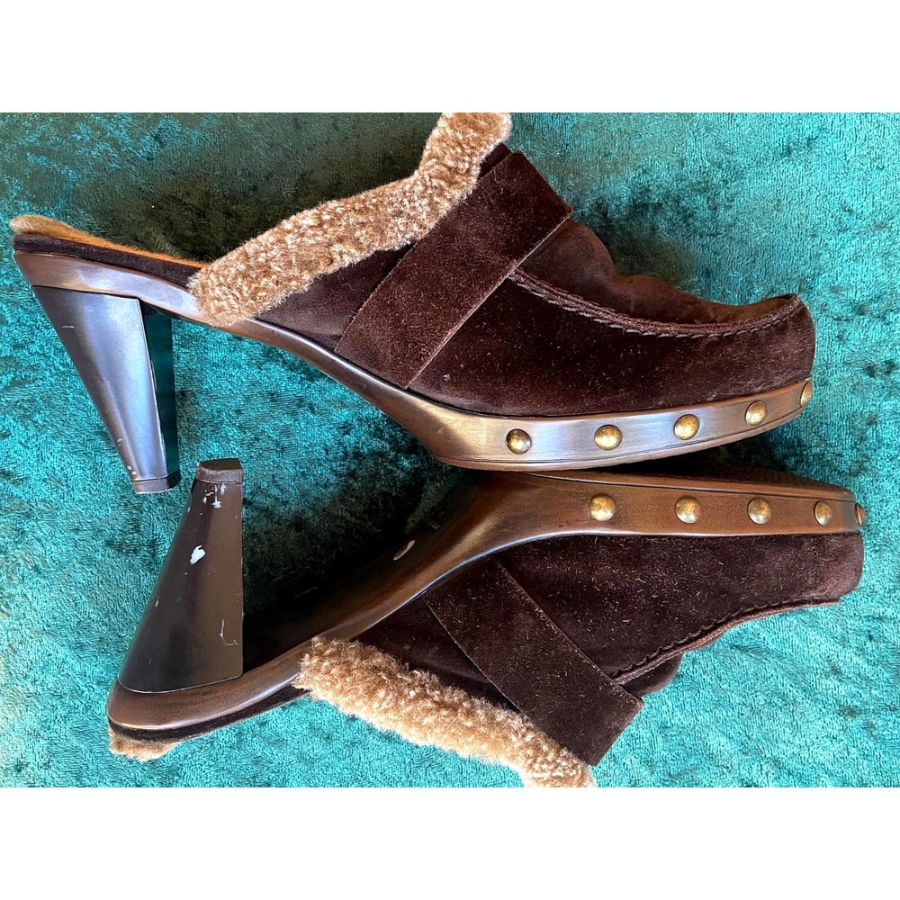 Stuart Weitzman Sherpa Clog Mule 7.5 - image 8